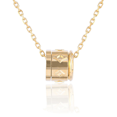 quality Colar de ouro amarelo de 18 quilates refinado factory