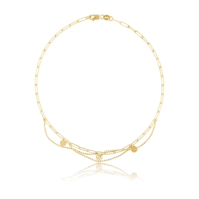 quality Anquilhas personalizadas com iniciais e nomes: Jóias de ouro de 18K para todas as ocasiões factory
